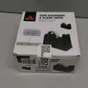 BOMEI PACK Desktop Tape Dispenser (Fits 1" & 3" Core) with Transparent Tape Refills, Clear Tape with Black Tape Holder,Weighted Non Slip Base, for Masking Tape,Heat Resistant Tape