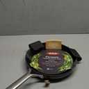 OXO Professional 10" Frying Pan Skillet, Hard Anodized Ceramic Nonstick Cookware PFAS-Free, Induction Suitable, Stainless Steel Handles, Diamond Reinforced Coating, Dishwasher Safe, Oven Safe, Black