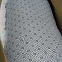 Felt point plastic non-slip cloth for rug and car seat cushion, pet nest, rugmaking backing fabric for carpet tufting gun,anti-skid back cloth fabric plum blossom silicone point non-woven base fabric (2*1.8m, White)