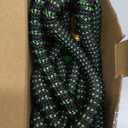 25 ft Non-Expandable Garden Hose, Flexible Ultra Lightweight Durable, Kink-Free Water Hose with 10 Function Sprayer - Non-Tangle,Puncture Proof pipe, Easy to Store, All-Weather Use Garden Hoses (blackgreen)