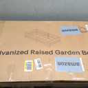 SnugNiture Galvanized Raised Garden Bed 6x3x2FT Outdoor Large Metal Planter Box Steel Kit for Planting Vegetables, Flowers (6x3x2FT, Green)