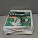 Pet Soft Disposable Dog Dipaers - Male Dog Wraps Wetness Indicator, Ultra Absorbent Puppy Diapers Male for Excitable Urination or Incontinence, 48pcs Small