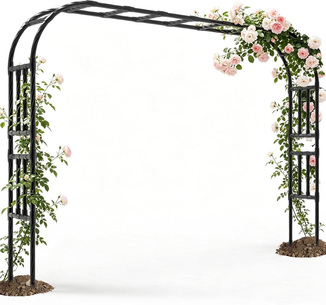 Garden Arch Trellis - Garden Arch Size:126in(L) * 94.5in(H)