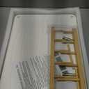 2 PCS Nesting Stone Drying Mat for Kitchen Counter, Equipped Dish Rack, Tableware Drying Mat Set, Diatomaceous Earth MaterialSuitable for Plates, Cups and Any Kitchen Utensils (White) (12 IN x 16 IN)