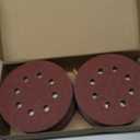 100 PCS 5 Inch Sanding Discs 60 Grit, Round Hook and Loop Sandpaper for Random Orbital Sander