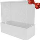 Faraday Cage for WiFi Router, EMF Blocker for WiFi Router, Blocks 90% EMF and 5G Radiation, Compatible with Most Large Routers, White, 12" L x 5.5" W x 12" H