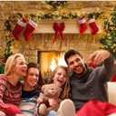 SJOLOON 8x6ft Christmas Photography Backdrops Child Christmas Fireplace Decoration Background for Photo Studio (11209)