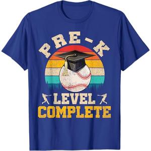 Pre-K Level Complete Baseball Boy Last Day Of School T-Shirt xs