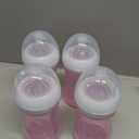 Philips Avent Natural Baby Bottles with Natural Response Nipples (Medium Flow, Flow 3), 9oz, Pink, 4-Pack, SCY903/14