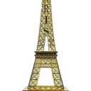 allgala 24" Eiffel Tower Statue Decor Alloy Metal, Gold