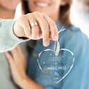 Wedding Gifts for Couple 2025 First Christmas Married Ornament, Mr and Mrs Gift,Bridal Shower Gifts, 3inch First Year Married Christmas Ornament 2025