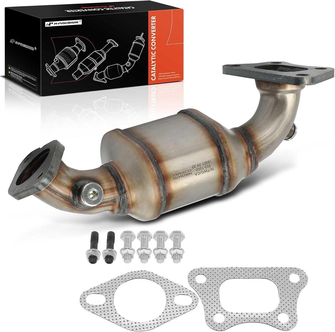 A-Premium Front Left Catalytic Converter Kit Direct-Fit Compatible with Chevrolet Impala 2014-2018 & Cadillac XTS 2013-2016, 3.6L, EPA Compliant