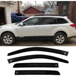 Window Visors Rain Guards fit 2010-2014 Subaru Outback 94484