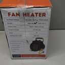 Dura Heat EUH1465 Electric Forced Air Heater with Pivoting Base 5,120 BTU, Yellow (8.5" Height)