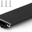 FoldTier 1 Pack Black 36 Inch Door Sweep for Bottom, Door Draft Stopper