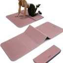 LVME Foldable Yoga Mat, 71"x24"x1/3" Thick(8mm), Non Slip Exercise Mat