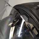 OUMURS DOT Modular Motorcycle Full Face Helmet Flip-Up Dual Visor, Lightweight & DOT Approved, Matte Black (Black) XL