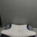 Cervical Neck Pillow for Pain Relief - Ergonomic Side Sleeper for Sleeping, Cooling Memory Foam Pillows for Neck Support, Contour Orthopedic Bed Pillow for Back Stomach Sleepers (White)