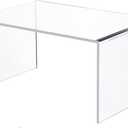 Large 1-PC 12'' Heavy Duty Acrylic Risers, Display Risers Shelf Showcase Fixtures for Jewelry, Display Stand for Amiibo Funko POP Figures, Cupcakes, Food Display, Cabinet (1, 12''x 7.75x 6'')
