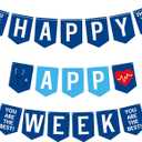 Supervitae 18 Pcs Advanced Practice Provider Week Decorations APP Week Banner Wall Hanging Decorating Holiday Celebrating Decor for Party Favors Festival Supplies