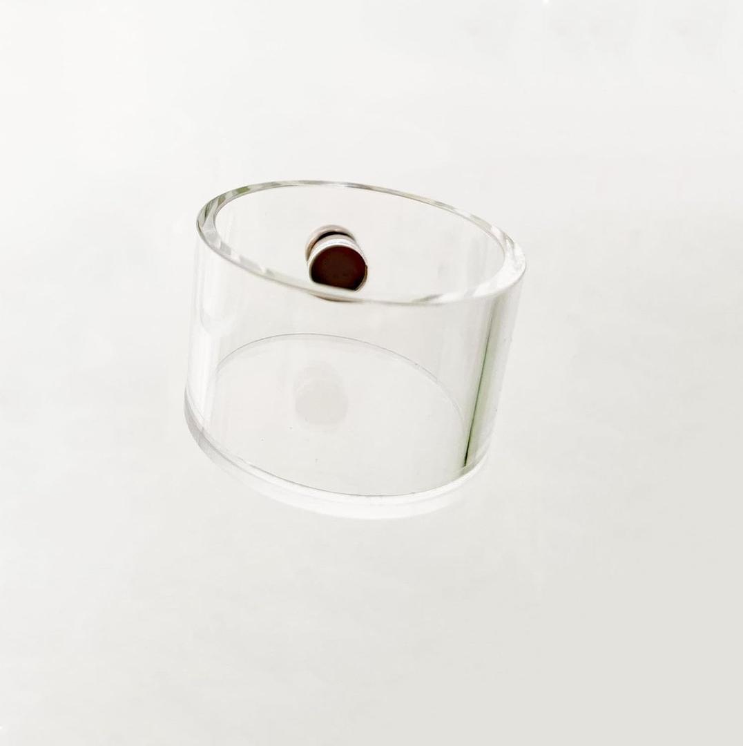 JILINWEI Tall Jumping Spider Feeding Dish, Magnetic Tiny Food Dishes Water Dish for Jumping Spider, Tarantula and Other Small Pets, (1.2in Tall)