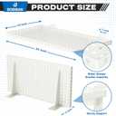 4 Pack Heavy Duty Slatwall Shelves 14 X 24 Inch, White