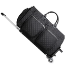 Rolling Garment Bags for Travel, Convertible Duffle Garment Bag Roller Bag Carry on Garment Bag with Wheels Luggage Rolling Weekender Roller Duffle Bags for Travel-Black