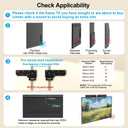 0.31” Ultra Slim TV Wall Mount for 42-100 Inch TV Up to 176lbs