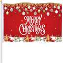 Remagr Christmas Garden Flag 3 x 5 ft Yard Flags for Outside Double Sided Christmas Banner with Grommets for Holiday Outdoor Decorations