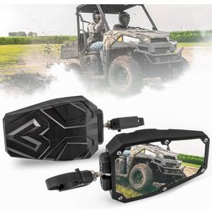 Universal UTV Side Mirrors Side View UTV Mirrors Fit for 1.5-2 Inch Round Roll Cage Compatible with Polaris RZR 900 1000 Universal UTV Side Mirrors Side View UTV Mirrors Fit for 1.5-2 Inch Round Roll Cage Compatible with Polaris RZR 900 1000