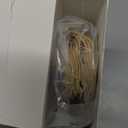 Outus 60 Pcs 4 3/4-in x 2 3/8-in Blank Large Paper Gift Tags with String and Reinforced Eyelet Wire Writable Price Tags Shipping Labels Inventory Labels(Brown)