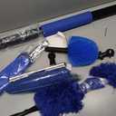 30T Reach Duster Kits, Window Cleaning kit with 5-24FT Telescoping Extension Pole, Cobweb Duster, Washable Fan Duster for Ceiling, Window Squeegee for Glass and Microfiber Feather Duster