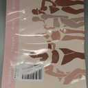 FINETOO Seamless Underwear for Women Cheeky Bikini Panties High Cut V-waist Lace Underwear Women Cute Bikinis 6 Pack (Large)