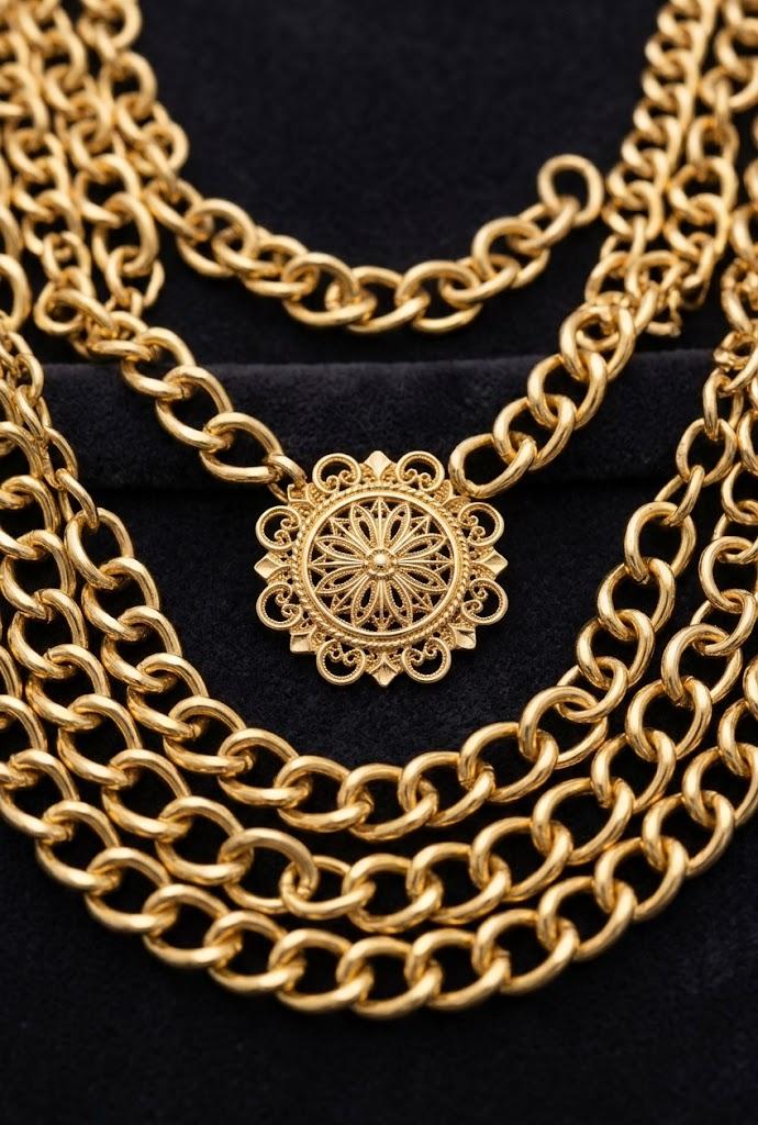 Gold necklace For Women Jewerly