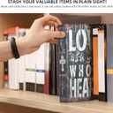 Extral Large 10.8 x 7.6" Real Paper Diversion Book Safe with key Secret Box Collection Love with Your Whole Heart