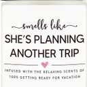 Travel Gifts for Women, Best Gifts for People Who Travel, Gift for Travelers, Vacation, Christmas Gift for Traveler Women Men, Birthday Present for Travelers Woman, Friends (Black)