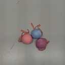 Riceshoot 12 Pieces Easter Hanging Ball Ornament Easter Tree Ornaments Decorations Plastic Hanging Decorations with Rope for Home Tree Party Office Gifts Supplies