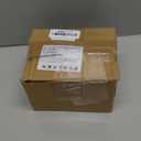 Nefelibata Irish/St. Patrick's Day Green Ceramic Canister Jar - St. Patrick's Day Decor - Lucky Shamrock Canister - Buffalo Plaid Bowknot - Candy Holder - Table Centerpiece - 4.9" H x 3.7" W