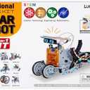 Lucky Doug Solar Power Kits Toys for Boys Ages 8-13, STEM Robot Kit Toys Gifts for Kids 8 9 10 11 12 13 Years, Educational Building Science Experiment Set Birthday for Kids Boys Girls (Grey)