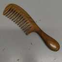 Louise Maelys Hair Comb Wooden Wide Tooth Combs for Curly Hair Detangling Sandalwood
