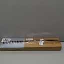 Curtain Rods for windows 28-78 inch, 5/8 inch Decorative Brown Splicing Heavy Duty Metal Curtain Rod set with Brackets