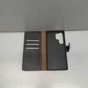 Wallet Case for Samsung Galaxy S22 Ultra, RFID Blocking Credit Card Holder, PU Leather Folio Flip Kickstand Protective Shockproof Cover for Samsung S22 Ultra (Black)