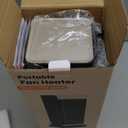 Space Heaters for Indoor Use, 1500W Electric Heater with Thermostat, 70 Oscillation, Remote Control, 3 Modes, 12H Timer, Portable Heater for Bedroom, Office, Home (Gold)