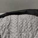 Weighted Blanket Queen 15lbs for Adult(60"80",Gray) Breathable Soft Minky Weighted Throw Blanket for All Season,Heavy Blanket with Premium Glass Beads