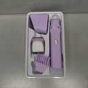 Electric Razors for Women - Wet/Dry Women's Electric Shaver for Legs, Replaceable Body Hair Blade Heads & Hair Remover for Face Head, No Nick, No Cut, No Razor Burn, Purple