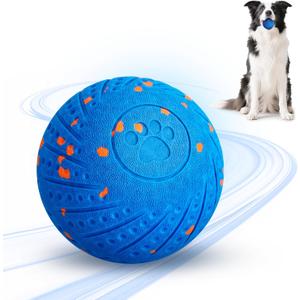 Interactive Dog Ball, Smart Interactive Dog Toys for Medium and Large Dogs, Automatic Moving, Bouncing, and Rotating Pet Balls with E-TPU Material, IP54 Waterproof Dog Toy to Keep Them Busy