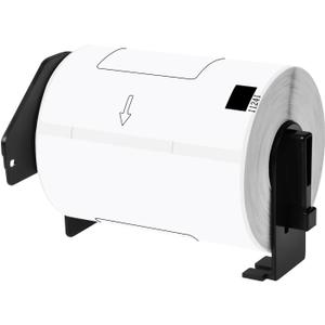 1-roll DK-1241 Large White Paper Shipping Labels Replacement for Brother DK-1241 4" x 6" 200 Labels/roll Compatible with Brother QL Label Printers QL-1050, QL-1050N, QL-1060N, QL-1100, QL-1110NWB