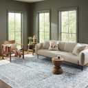 Loloi Rifle Paper Co. Maison Collection MAO-07 Blue 2'-3" x 3'-9", .19" Pile Height, Accent Rug