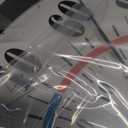 Indoor Outdoor Thermometer - Outdoor Thermometers for Patio Large Numbers 12Inch Weatherproof, Battery Free Auto Calibrate Thermometer Hygrometer with Stainless Steel Enclosure (Silver1)