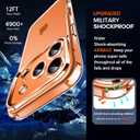 ivoler 3-in-1 Clear Case Designed for iPhone 17 Pro 6.3'' 2025 with 2 Pack Tempered Glass Screen Protector, Military Shockproof Hard Back Slim for iPhone 17 Pro Cover - Clear